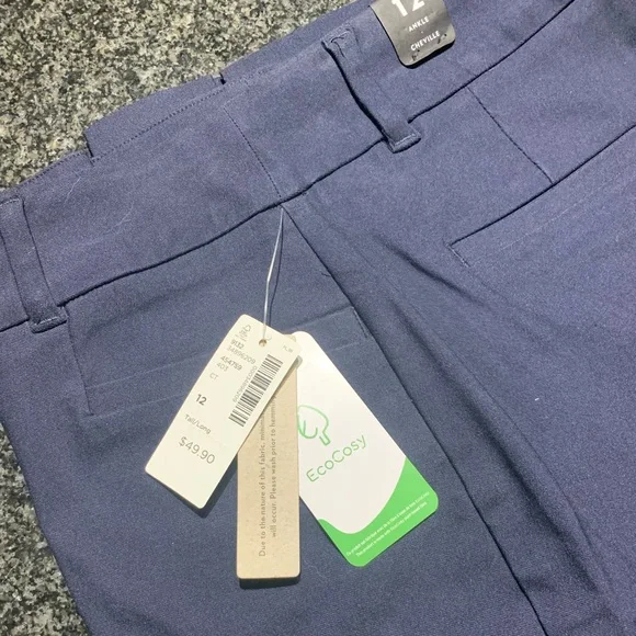 Reitman’s Slim Leg Ankle Pants Size 12 Tall - Picture 4 of 9